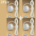 Lacets à fermeture rotative automatiques sans nœuds pour baskets adultes et enfants