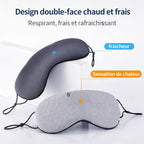 Masque de Nuit Réversible et Respirant – Obscurité Totale 360°