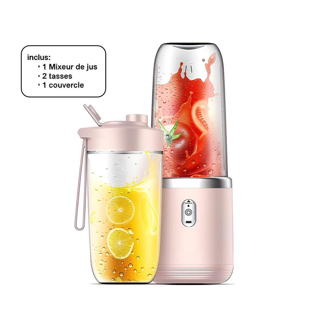Mixeur de jus & extracteur multifonctions – portable et rechargeable