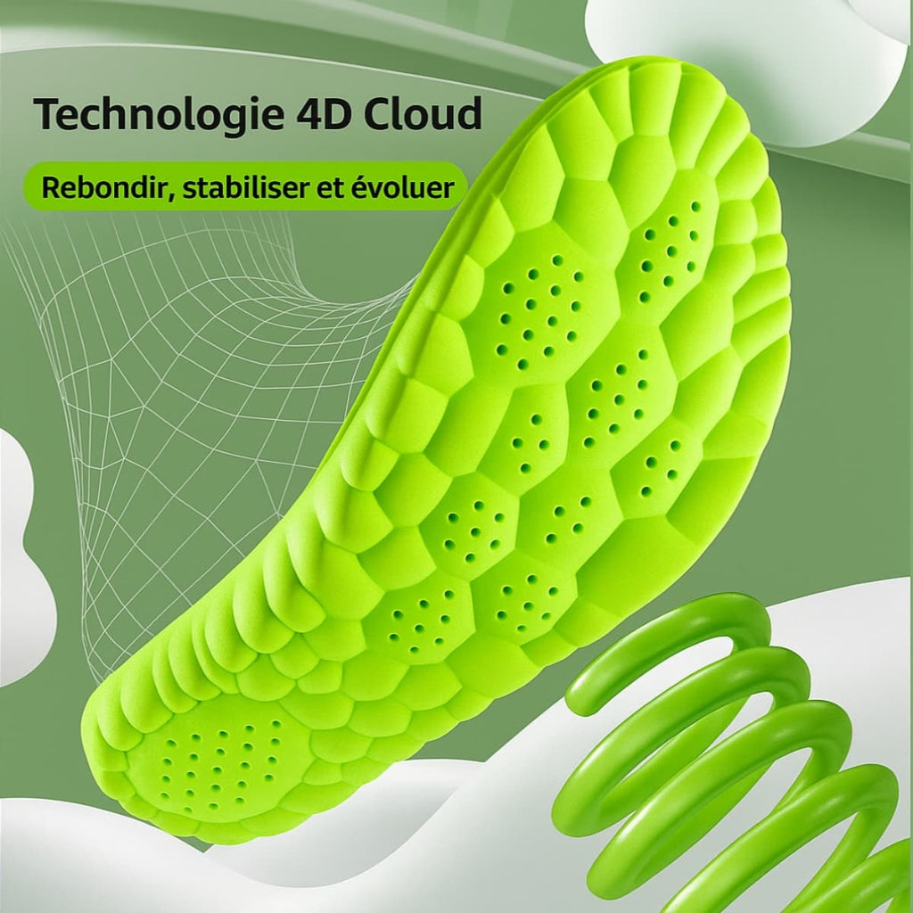 Semelles orthopédiques 4D - unisexe