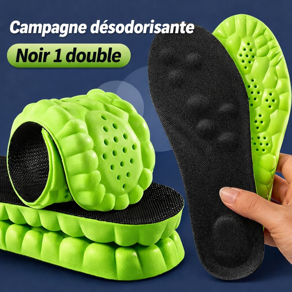Semelles orthopédiques 4D - unisexe